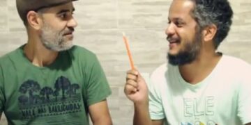 A dupla Kel Dourado e Sócrates Junior Foto: Reprodução Facebook