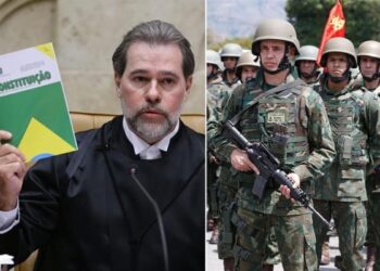 PRESIDENTE DO STF: A Constituição Cidadã versus os fuzis - FOTO: Ilustração