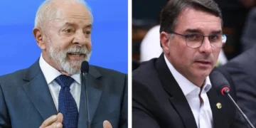 Pesquisa aponta disputa entre Lula e Flávio Bolsonaro